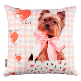 Aberto Design Cojín Multicolor 43 x 43 cm con Relleno de Silicona